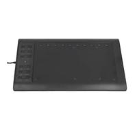 Hosit Tablette de Dessin Graphique, Tablette d'animation 233PPS pour Ordinateur Portable pour Ordinateur de Bureau pour Téléphone Portable (Le Noir)