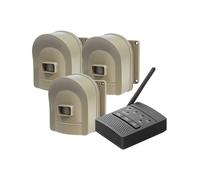 HOSMART Système d'Alarme sans Fil Imperméable, Détecteur Rechargeable de Movement de Haute qualité pour la Sécurité Extérieur de la Maison, Longue portée Jusqu’à 800 Mètres, Anti Intrusion