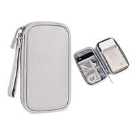 Hosoncovy Double Couche Power Bank Case Power Bank Etui de Transport Power Bank Boîtier de Voyage Sac de Rangement Câbles Organisateur pour Romoss Samsung Anker 20000mAh 10000mAh Power Bank