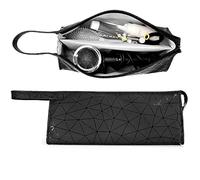 Hosoncovy Étui de transport en cuir synthétique pour sèche-cheveux Dyson Airwrap Styler (noir coloré)