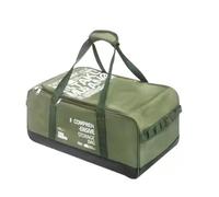 Hosoncovy Sac de rangement de camping 35 L - Sac de transport pour réchaud à gaz - Sac de transport pour pique-nique, ustensiles de cuisine - Grande capacité, Vert, Sac de transport