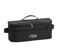 Hosoncovy Sac de rangement pour clous de camping - Sac de transport pour accessoires de camping - Sac de rangement pour tente - Corde de rangement pour l'extérieur, Noir , Sac de transport