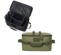 Hosoncovy Sac de rangement pour réservoir de gaz de camping en plein air, ustensiles de cuisine, gadgets de cuisine, sac de transport pour barbecue, voyage, pique-nique, barbecue, Vert, Sac de