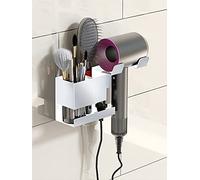 Hosoncovy Support mural en métal pour sèche-cheveux Dyson Supersonic, support mural universel pour sèche-cheveux Dyson Supersonic, blanc