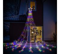 HOSPAOP Guirlande Lumineuse Extérieur LED 320 LED Multicolore Guirlande de Noël Étanche IP44 avec 8 Modes & Minuterie, Guirlande Électrique pour Jardin, Arbre, Fête, Mariage, Décoration