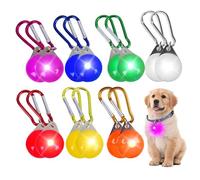 HOSPAOP Lot de 14 pendentifs lumineux LED pour chien avec 3 modes d'éclairage, clignotant pour collier de chien, cartable pour enfants, chats, joggeurs