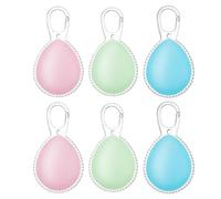 HOSPAOP Lot de 6 pendentifs lumineux LED pour chien - Rechargeable par USB - Lumière de sécurité pour chien - Avec 3 modes d'éclairage - Lumière clignotante pour collier de chien - Cartable pour