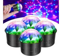 HOSPAOP Mini boule disco 5V lumière disco lumière d'ambiance enfant chambre d'anniversaire fête 4pcs