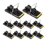 HOSPAOP Piege à Souris à Claquer, Piège à Rat Professionnel 10 Pack, Pièges à Souris Réutilisables et Écologiques, Efficaces pour Les Rats à l'Intérieur et dans Le Jardin
