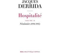 Hospitalité Jacques Derrida (Auteur)