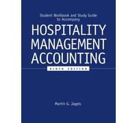 Hospitality Management Accounting, Student Workbook