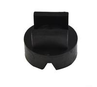 Hosrivae Adaptateur de support de cric pour soudure au sol - Cadre en caoutchouc avec fente - Noir, compatible avec les systèmes de levage de voiture