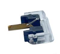 Hosrivae Aiguille de rechange M44-7 N44-7, compatible avec platine double DN305 DN306 Garrard, pointe ABS, aiguille phonographe, rouge et noir (noir)