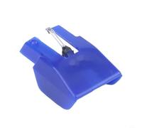 Hosrivae Aiguille de rechange pour Audio-Technica AT12 ATS12E - Stylet Phonographe compatible avec modèles ATS10 ATS11 PRO12E VM8-7D 1,5 x 1 cm - Bleu