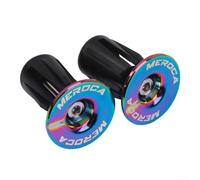 Hosrivae Alliage d'aluminium pour guidon de vélo pour vélos de route, VTT et vélos pliants de 22 à 24 mm - Ensemble de poignées de guidon légères (1 Pa()