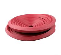 Hosrivae Bande de caoutchouc TPR rouge 10 m pare-chocs de table de billard, 12 x 14 mm à 19 x 22 mm pour tables de billard de rechange, salle de jeux intérieure et extérieure, accessoires de snooker