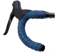 Hosrivae Bande texturée pour guidon de cyclisme combinant une couche supérieure en PU respirant et un noyau en EVA absorbant les chocs (bleu)