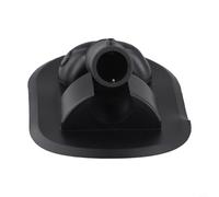 Hosrivae Base de montage rotative à 180° en PVC pour bateau gonflable, canoë et canot pneumatique - Support de tente réglable pour auvent 12,2 x 7,7 cm, 65 g, noir
