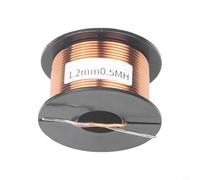 Hosrivae Bobine d'inducteur de noyau 0,5 mH, 4N oxygène - Fil de 1,2 mm, haut-parleur croisé 0,26R DIY, faible bruit impédance, OD 50 mm