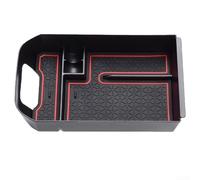 Hosrivae Boîte de rangement pour console centrale RAV4 2019-2023, accoudoir en ABS, compartiment à gants avec porte-monnaie et trou de charge, accessoire intérieur noir