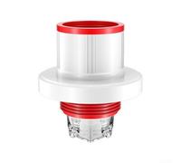Hosrivae Bouchon de vidange magnétique avec double ouverture à 90°, vanne d'évier anti-odeur pour tuyaux en PVC de 50 mm 75 mm, ABS + joint TPE pour salle de bain, cuisine, buanderie, rouge