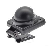 Hosrivae Boussole marine marine avec support pivotant pour bateau, camion, voiture et camping-car - déclinaison réglable, construction en plastique ABS, noir