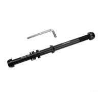 Hosrivae Broche d'essieu traversant pour vélo - 12 x 142-148 mm - Alliage d'aluminium CNC à dégagement rapide - Largeur réglable avec pas P1.0/P1.5/P1.75, compatible avec vélos de route, noir (P1,5)