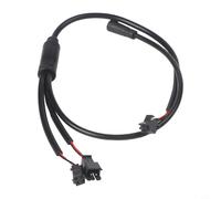 Hosrivae Câble de raccordement pour éclairage de scooter électrique Kukirin G3 & Pro - 46,8 cm - Noir - Faisceau de câblage en plastique - Compatible avec tête gauche