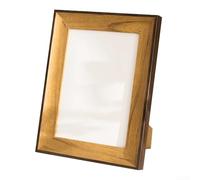 Hosrivae Cadre photo en résine avec dos en MDF et façade en acrylique, convient pour les impressions A4 et de 12,7 à 25,4 cm pour mariage, maison ou bureau en horizontal ou vertical (12,7 cm)