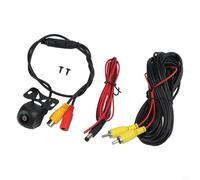 Hosrivae Caméra de recul HD 720P pour moniteurs de navigation - Grand angle 170°, IP67 résistant aux intempéries, 12 V, montage sur plaque d'immatriculation