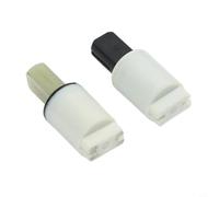 Hosrivae Charnière de couvercle de toilette à fermeture lente silencieuse - Amortisseurs à fermeture douce pour une utilisation dans la salle de bain Slam - Compatible main gauche et droite, tampon