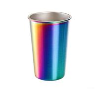 Hosrivae Chope à bière en acier inoxydable 304 design léger pour le camping, la randonnée, le pique-nique, les voyages, la maison, la cuisine, le bar et le bureau pour une utilisation quotidienne