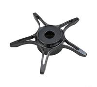 Hosrivae Clé de déchargement élargie à cinq étoiles pour moulinets de pêche Daiwa Tatula 300/400 et Saltist PE 23 - Alliage d'aluminium, 66 mm de diamètre, noir/rouge/argent/gris (gris)