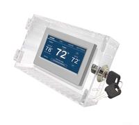 Hosrivae Clés thermostats verrouillables avec 2 coques de protection durables pour la maison, l'école ou une utilisation industrielle. Boîte de longue durée en ABS anti-effraction