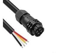 Hosrivae Connecteur autobloquant Push-Pull IP67 étanche Aviation Câble 25 A 300 V Contacts plaqués or pour moteurs industriels et systèmes d'éclairage (connecteur femelle 4P)