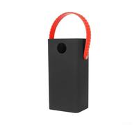 Hosrivae Coque de protection en silicone pour batterie externe 60000 mAh - Anti-chute, anti-chocs, texture antidérapante avec poignée portable - Noir