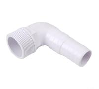 Hosrivae Coude de piscine 3,8 cm, connecteur en PVC, pompe filtrante compatible avec modèle 89070, raccord fileté