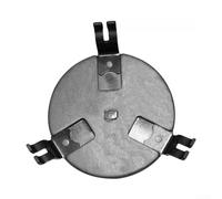 Hosrivae Couvercle de pompe à carburant réglable pour voiture, outil en acier à 3 mâchoires avec compatibilité de 19 mm, 100 à 170 mm, noir