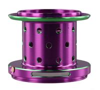 Hosrivae DAIWA LS8000-12000 & KCN3 8000-14000 Coupelle de fil de rechange pour moulinets de pêche Surf - Coupe de ligne de bobine métallique, argent/violet, interchangeable avec Long R (KCN3-8000)