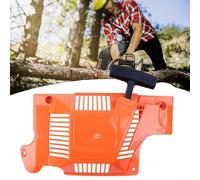 Hosrivae Démarreur de tronçonneuse pour assemblage de recul 503608803 pour série 50 51 55 - Extracteur manuel extractible de rechange avec boîtier orange - Accessoire d'équipement électrique extérieur