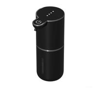 Hosrivae Distributeur de savon mural, mousse à induction automatique avec 4 niveaux réglables, 380 ml, étanche, ABS, accessoire d'évier de salle de bain et de cuisine, accessoire pour usage domestique