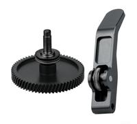Hosrivae DLC Kit d'engrenage extrudeuse en acier trempé pour Bambu Lab A1 et A1 pour mini, engrenage d'entraînement de précision pour PLA pour PETG, TPU, ABS, PC, ASA, impression 3D, pièces