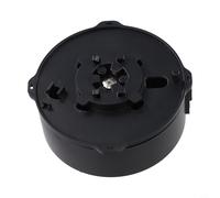 Hosrivae Enrouleur de pêche sous l'eau - Roulement en acier - Capacité de 29,9 m - Support rétractable - Portable - Pour pêche sur glace - Noir