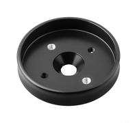 Hosrivae Ensemble de base et couvercle de bol en alliage d'aluminium pour ordinateur de vélo - Convient pour tube de direction de fourche de 28,6 mm, GPS léger de 30 g pour vélo Comp