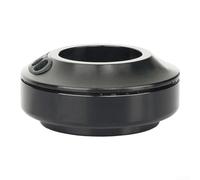 Hosrivae Ensemble de cuvette de casque en alliage d'aluminium pour vélo de route avec guidon intégré - Couvercle de filetage extérieur 44 mm/41,8 mm/46,9 mm, roulements à cartouche, usiné CNC, noir