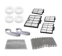 Hosrivae Ensemble de pièces de robot de nettoyage de piscine avec panneaux filtrants fins, brosse avant active, brosse arrière, rails robustes et anneaux d'escalade, pour Dolphin Triton-PS et