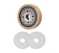 Hosrivae Ensemble d'embrayage pour moteurs de tondeuse à gazon EH12, EH12-2D et Mikasa pour moteurs de tondeuse à gazon, diamètre intérieur 15 mm × 80 mm OD embrayage en métal avec joint, très