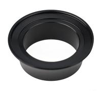 Hosrivae Entretoise de casque en alliage d'aluminium de 2,8 cm pour tube de direction de 28,6 mm - Ensemble d'entretoises coniques, légères et durables, compatibles avec route et support (noir)