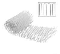 Hosrivae Filet de jardin anti-chat et anti-chien de 200 cm de large - 45 cm de large - En plastique - Dissuasif d'épines pour pelouses, parterres de fleurs, légumes - Maille PP résistante aux