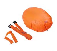 Hosrivae Flotteur gonflable d'extérieur pour adultes et enfants - Flottabilité à double chambre pour anneau avec construction en PVC de 25 mm, orange haute visibilité, porté à la taille